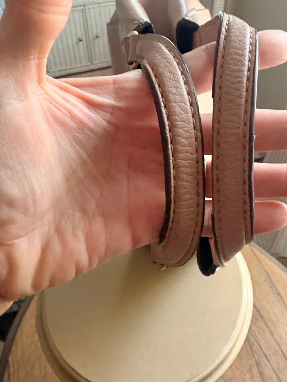 Tory Burch structured pebbled